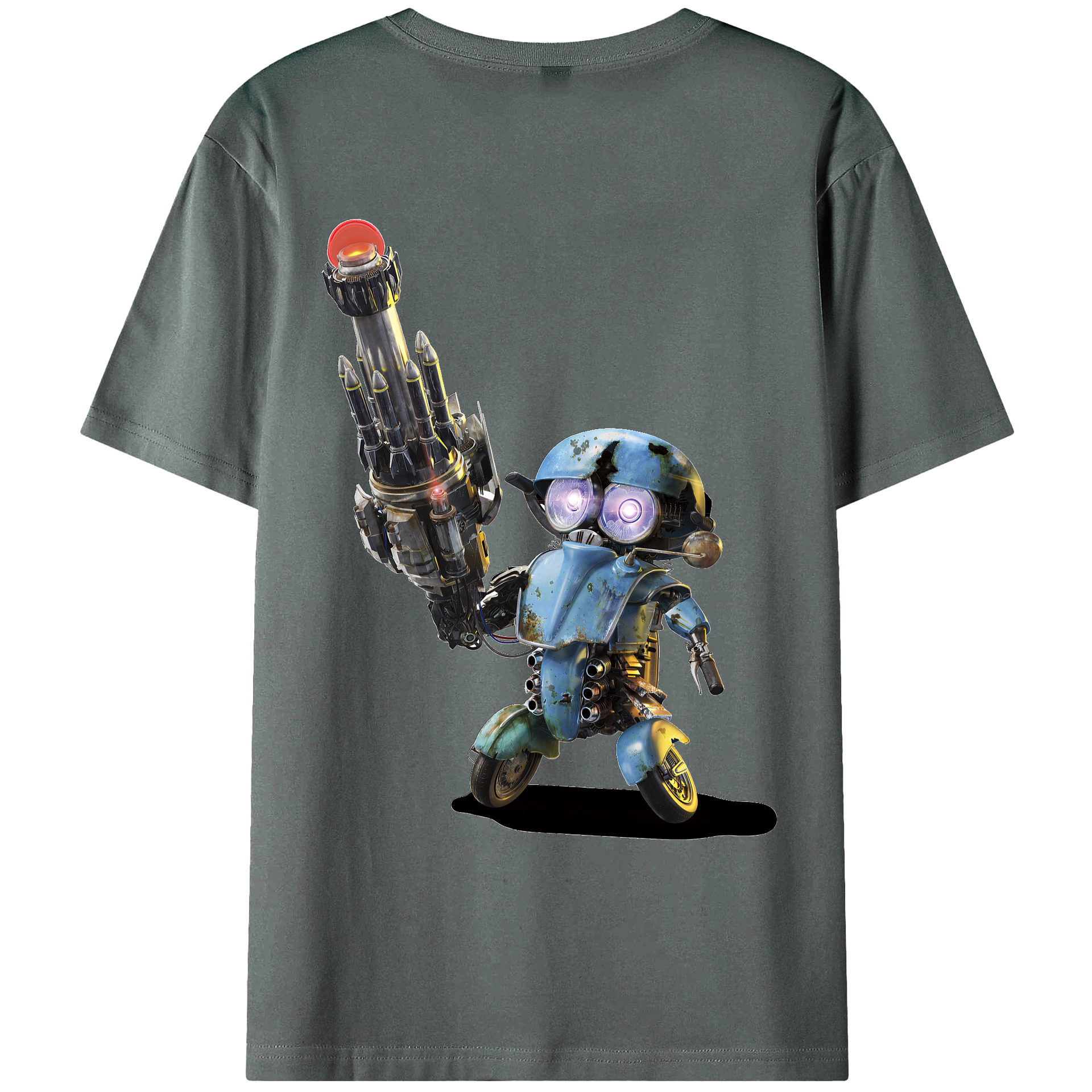 （画像用） Transformers トランスフォーマー 綿100％ メンズ半袖Tシャツ（バックプリント） 通気性